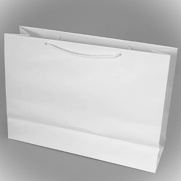 Bolsa blanca 40x12x29 cms.
